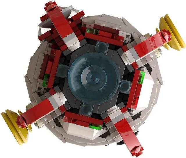 Alt view image 3 of 7 - ZITIANYOUBUILD S.S. Dolphin Rocket 1:1 Scale Spaceship 503 Pieces Building Toys MOC