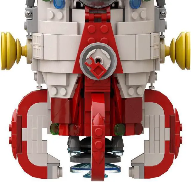 Alt view image 4 of 7 - ZITIANYOUBUILD S.S. Dolphin Rocket 1:1 Scale Spaceship 503 Pieces Building Toys MOC