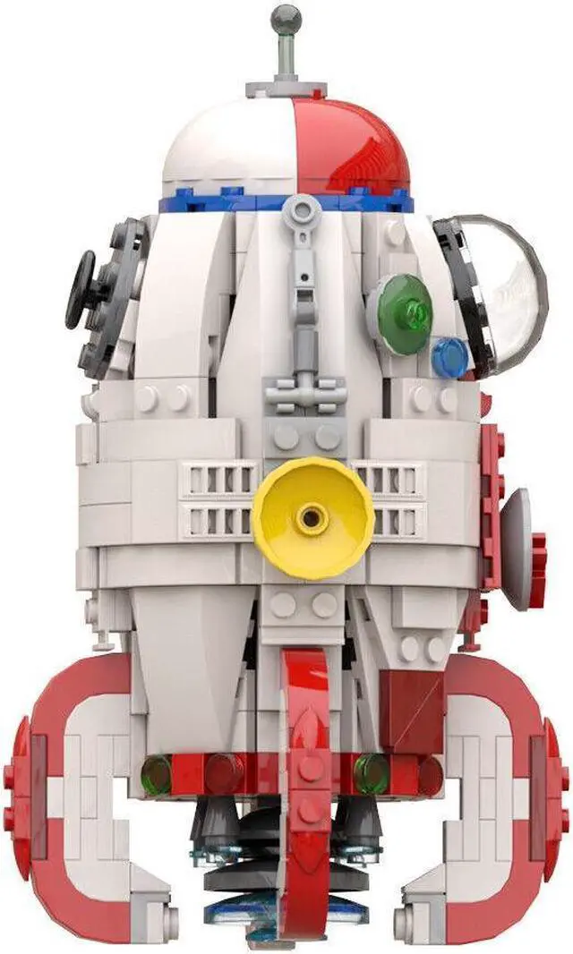 Alt view image 6 of 7 - ZITIANYOUBUILD S.S. Dolphin Rocket 1:1 Scale Spaceship 503 Pieces Building Toys MOC