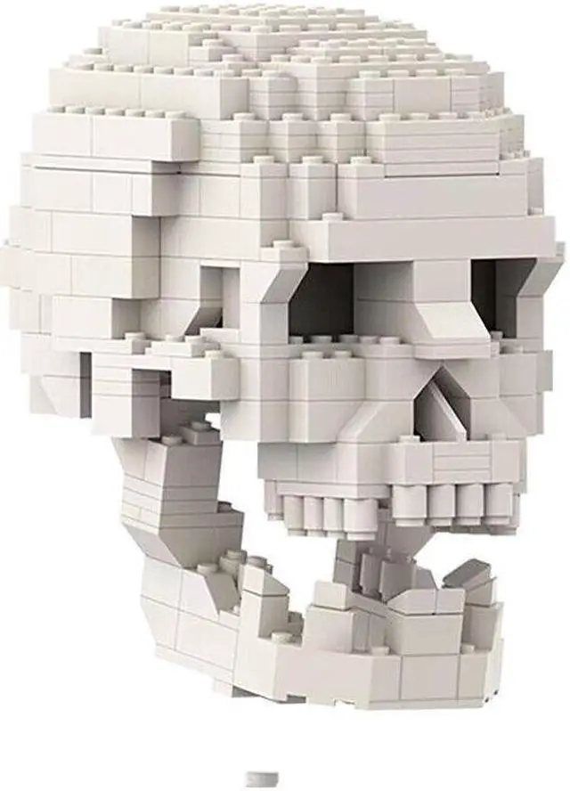 Main image of ZITIANYOUBUILD Human Skull with Brain Model Sculpture Building Kit 410 Pieces MOC