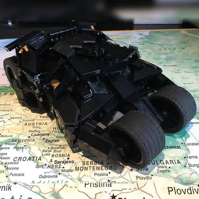 Alt view image 4 of 6 - ZITIANYOUBUILD MOC-40543 The Dark Knight Tumbler Heavy Armored Vehicle / 1 23 Military Prototype Model 514 Pieces for Collection 100% Compatible with LEGO Brand New and High Quality