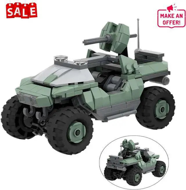 Main image of ZITIANYOUBUILD Warthog Chariot Model Building Kit 349 Pieces from Game Building Toys MOC