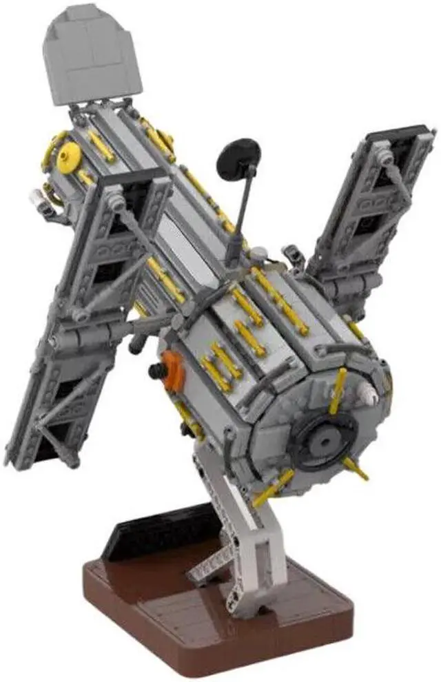 Alt view image 3 of 7 - ZITIANYOUBUILD Space Telescope Model with Base 1130 Pieces for Research Astronomy MOC