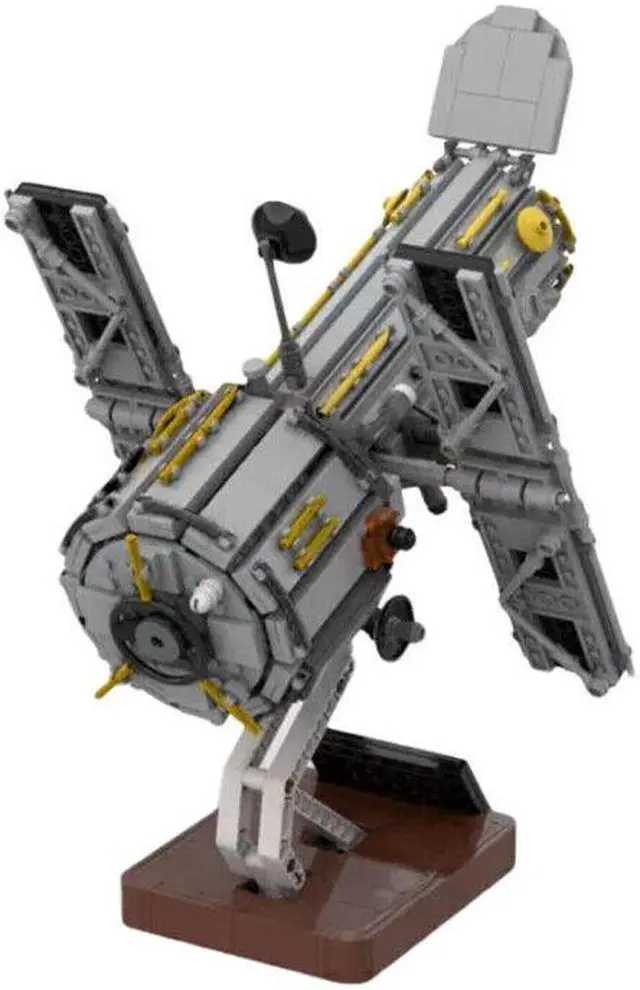 Alt view image 6 of 7 - ZITIANYOUBUILD Space Telescope Model with Base 1130 Pieces for Research Astronomy MOC