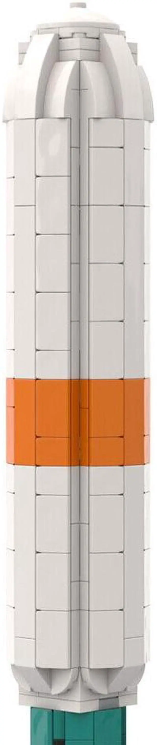 Alt view image 4 of 7 - ZITIANYOUBUILD MOC-71855 NASA Delta III Rocket III Rocket Expendable Launch Vehicle 593 Pieces 1 110 Scale 100% Compatible with LEGO Brand New and High Quality