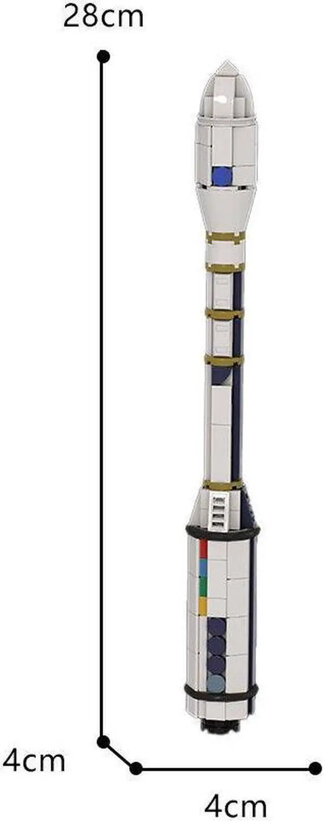 Alt view image 2 of 5 - ZITIANYOUBUILD New Generation Launch Vehicle/Single Use Delivery System 160 Pieces MOC