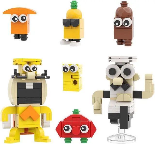 Main image of ZITIANYOUBUILD 7-in-1 Game Character from Action Platformer Game 257 Pieces MOC