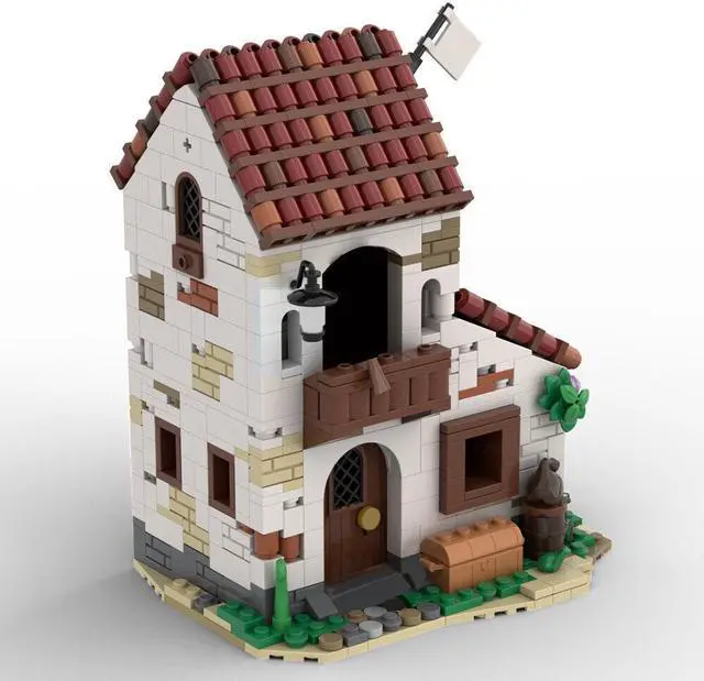 Alt view image 5 of 6 - ZITIANYOUBUILD Modular City Building with Interior 923 Pieces from Pirate Series MOC