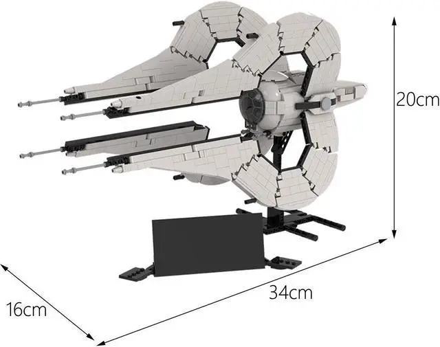 Alt view image 4 of 4 - ZITIANYOUBUILD UCS Chiss Nssis class Clawcraft Toys Sets & Packs 988 Pieces MOC