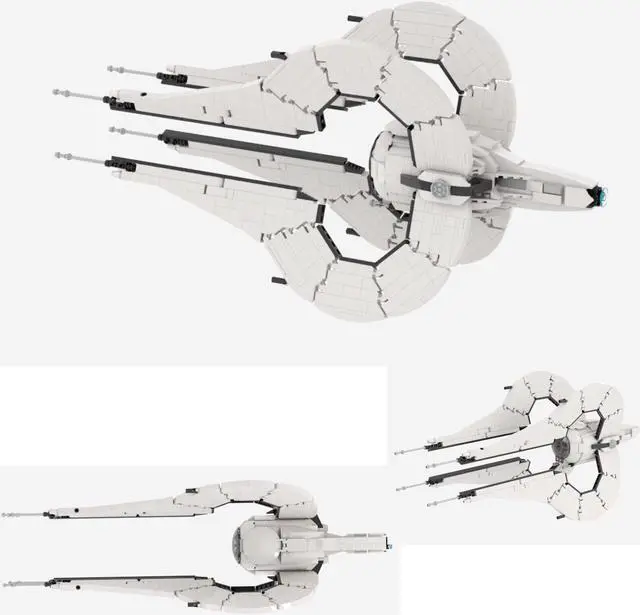 Alt view image 2 of 4 - ZITIANYOUBUILD UCS Chiss Nssis class Clawcraft Toys Sets & Packs 988 Pieces MOC