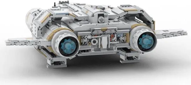 Alt view image 3 of 7 - ZITIANYOUBUILD WTK-85A Interstellar Transport with Full Interior 2642 Pieces MOC
