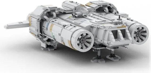 Alt view image 5 of 7 - ZITIANYOUBUILD WTK-85A Interstellar Transport with Full Interior 2642 Pieces MOC
