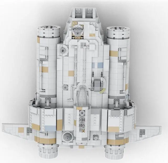 Alt view image 4 of 7 - ZITIANYOUBUILD WTK-85A Interstellar Transport with Full Interior 2642 Pieces MOC