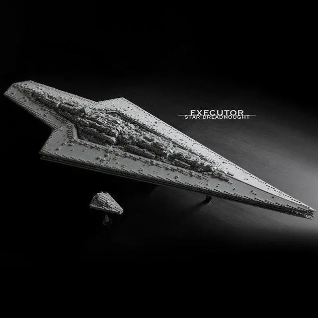 Alt view image 5 of 6 - ZITIANYOUBUILD Executor class Star Dreadnoughts Ship Toys 7284 Pieces Building Set MOC