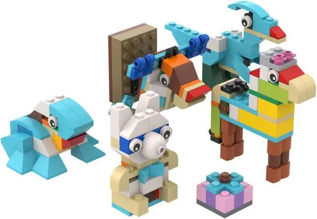 Alt view image 4 of 6 - ZITIANYOUBUILD 30-in-1 Sets Model with City Buildings, Animals, Landscape 457 Pieces MOC