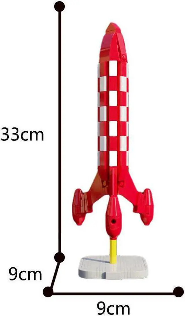 Alt view image 2 of 2 - ZITIANYOUBUILD Moon Rocket Model 278 Pieces Building Toys Sets & Packs Building Toys MOC