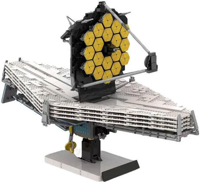 Alt view image 6 of 7 - ZITIANYOUBUILD MOC-77613 James Webb Space Telescope (JWST) Infrared Astronomy Telescope Model with Base 4514 Bricks 100% Compatible with LEGO Brand New and High Quality