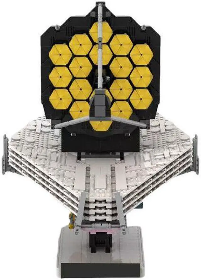 Alt view image 7 of 7 - ZITIANYOUBUILD MOC-77613 James Webb Space Telescope (JWST) Infrared Astronomy Telescope Model with Base 4514 Bricks 100% Compatible with LEGO Brand New and High Quality