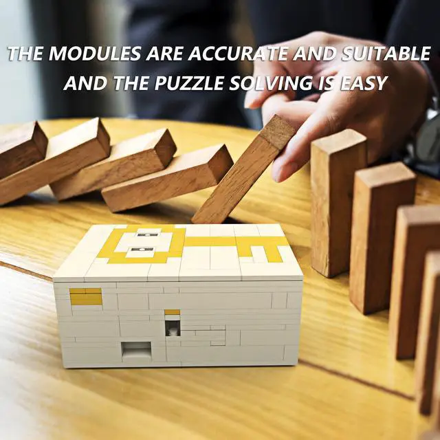 Alt view image 6 of 7 - ZITIANYOUBUILD MOC-57706 Puzzle Box "Lock and Key" 379 Pieces for Adults 100% Compatible with LEGO Brand New and High Quality