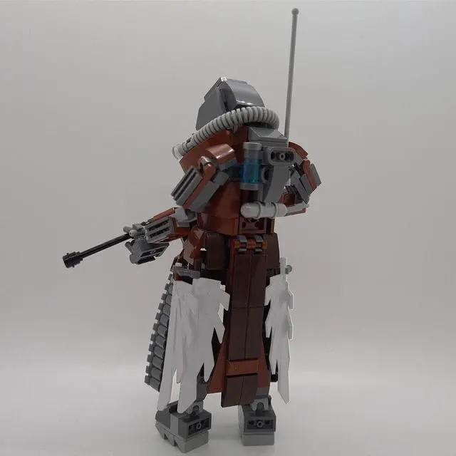 Alt view image 3 of 6 - ZITIANYOUBUILD Robot / Mech with Elite Riot Gear Model 320 Pieces Building Kit MOC