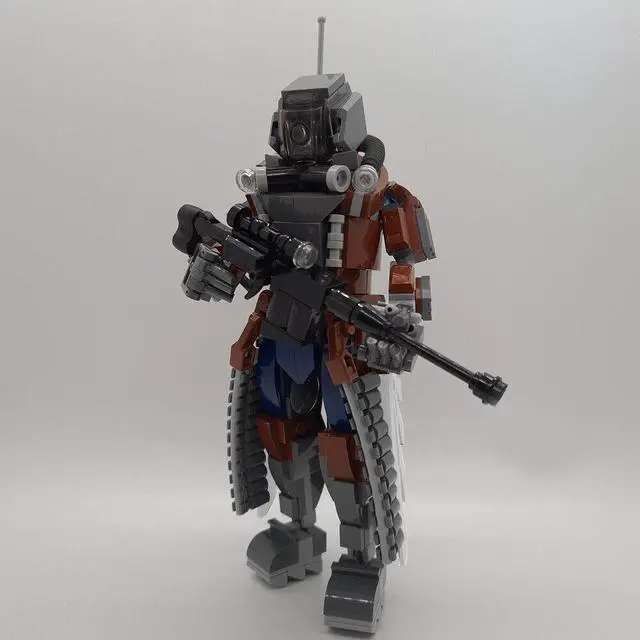 Alt view image 5 of 6 - ZITIANYOUBUILD Robot / Mech with Elite Riot Gear Model 320 Pieces Building Kit MOC