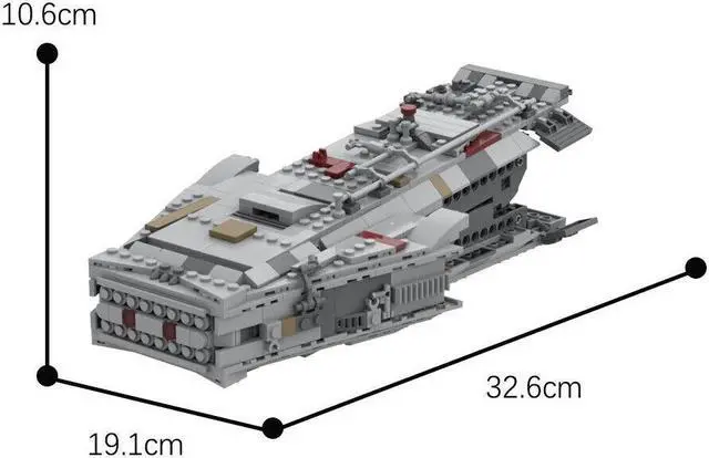 Alt view image 4 of 4 - ZITIANYOUBUILD MOC-37453 Millenium Falcon UCS Escape Pod for 75192 Millenium Falcon 100% Compatible with LEGO Brand New and High Quality