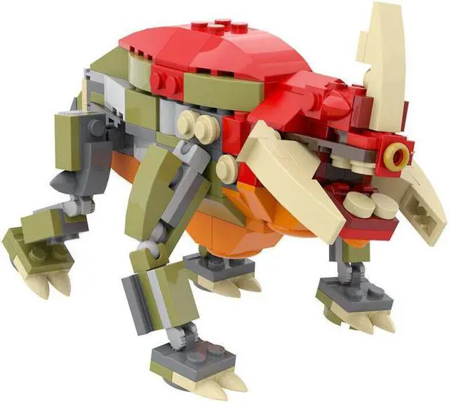 Alt view image 5 of 7 - ZITIANYOUBUILD Geonosis Arena Stage with 5 Monsters Movie Scenes 2126 Pieces MOC