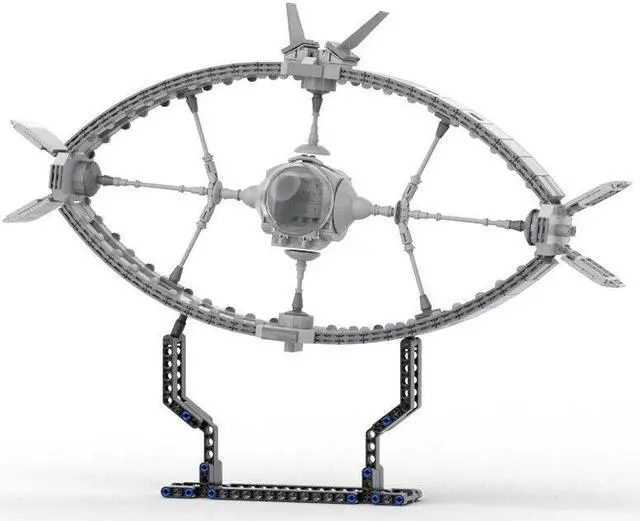 Alt view image 2 of 6 - ZITIANYOUBUILD Spacecraft Spaceship Ship from Cartoon Building Toys Set 511 Pieces MOC