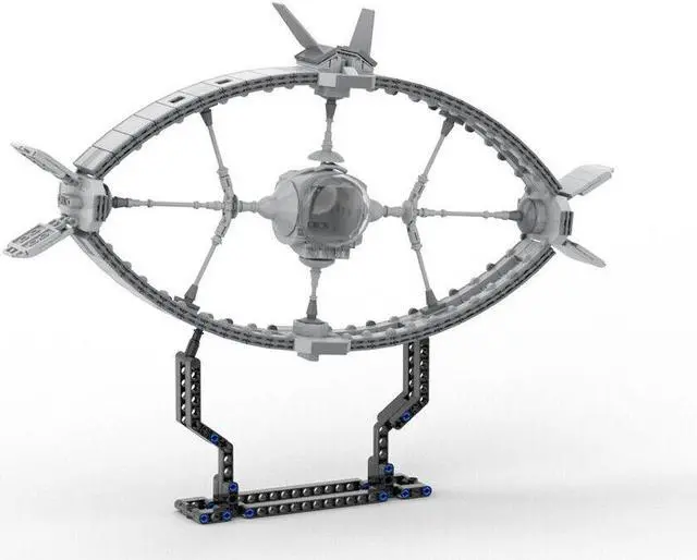 Alt view image 3 of 6 - ZITIANYOUBUILD Spacecraft Spaceship Ship from Cartoon Building Toys Set 511 Pieces MOC