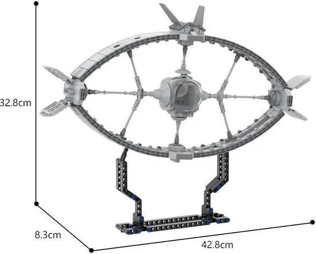 Alt view image 5 of 6 - ZITIANYOUBUILD Spacecraft Spaceship Ship from Cartoon Building Toys Set 511 Pieces MOC