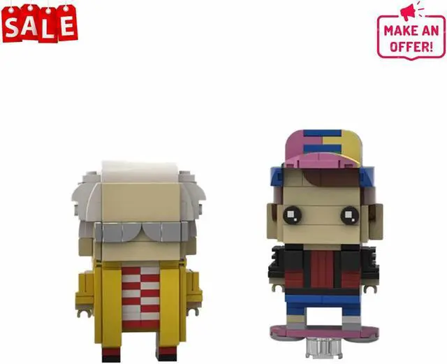 Alt view image 2 of 5 - ZITIANYOUBUILD Doctor Brown and Marty Mcfly Movie Character 330 Pieces Building Toys MOC