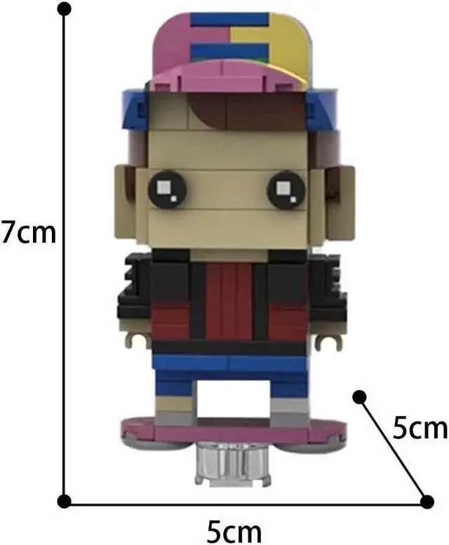 Alt view image 5 of 5 - ZITIANYOUBUILD Doctor Brown and Marty Mcfly Movie Character 330 Pieces Building Toys MOC