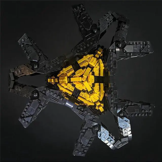 Alt view image 2 of 4 - ZITIANYOUBUILD Ha'tak Spaceship Model 2126 Pieces from Sci-fi Adventure TV Series MOC