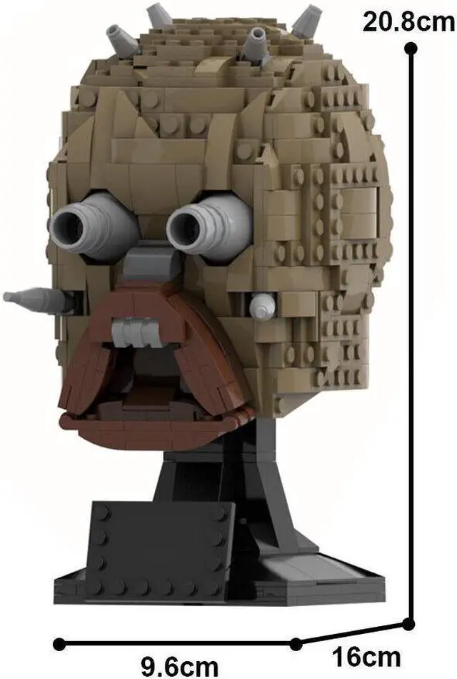 Alt view image 5 of 6 - ZITIANYOUBUILD Sand People / Tuskens in Tatooine 677 Pieces Building Toys Set MOC