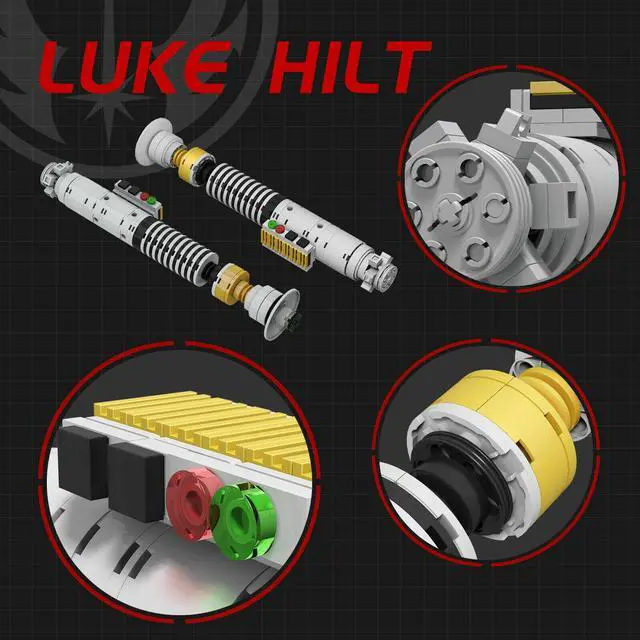 Alt view image 3 of 5 - ZITIANYOUBUILD Hilt from Film Building Toys Set 127 Pieces for Collection MOC
