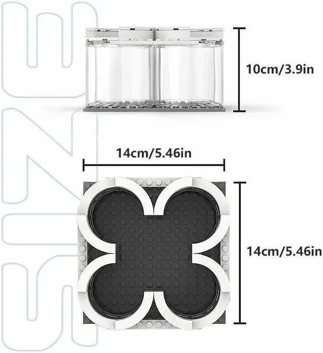 Alt view image 5 of 7 - ZITIANYOUBUILD Display Stand for 92176 Apollo Saturn V Building Kit Building Toys MOC