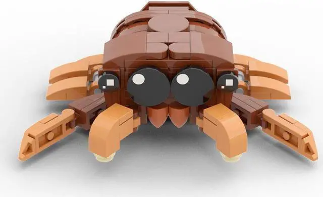 Alt view image 2 of 7 - ZITIANYOUBUILD Jumping Spider Warm-heart Animated Character 125 Pieces MOC