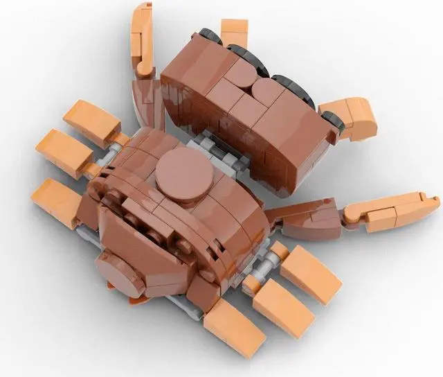 Alt view image 4 of 7 - ZITIANYOUBUILD Jumping Spider Warm-heart Animated Character 125 Pieces MOC