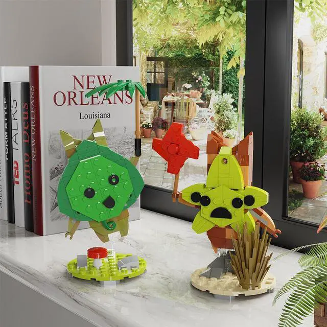 Alt view image 2 of 7 - ZITIANYOUBUILD 2-in-1 Tan Korok & Yahaha Model 314 Pieces from Adventure Game MOC