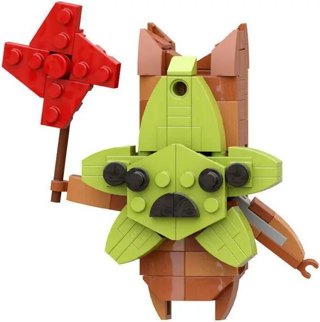Alt view image 5 of 7 - ZITIANYOUBUILD 2-in-1 Tan Korok & Yahaha Model 314 Pieces from Adventure Game MOC