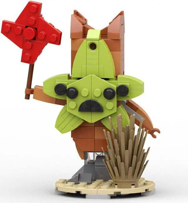 Alt view image 7 of 7 - ZITIANYOUBUILD 2-in-1 Tan Korok & Yahaha Model 314 Pieces from Adventure Game MOC