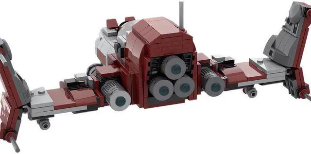 Alt view image 2 of 6 - ZITIANYOUBUILD BC1 Fighter-type Ship Building Toys Set for Collection 470 Pieces MOC