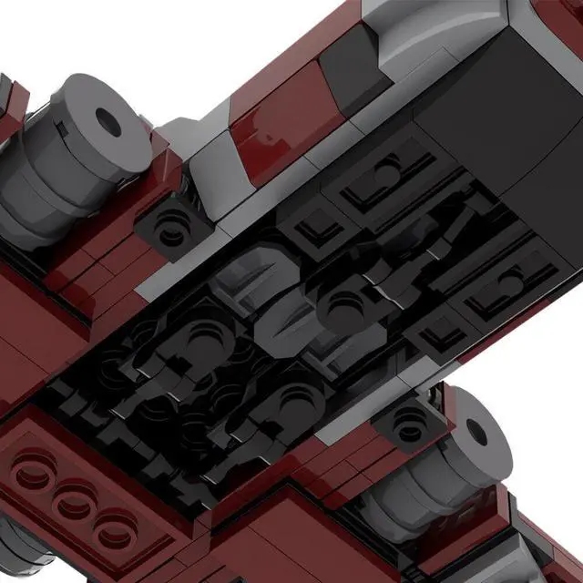 Alt view image 3 of 6 - ZITIANYOUBUILD BC1 Fighter-type Ship Building Toys Set for Collection 470 Pieces MOC