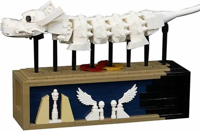 Alt view image 3 of 7 - ZITIANYOUBUILD Flight of the Luck Dragon Model Static Sculpture 656 Pieces MOC