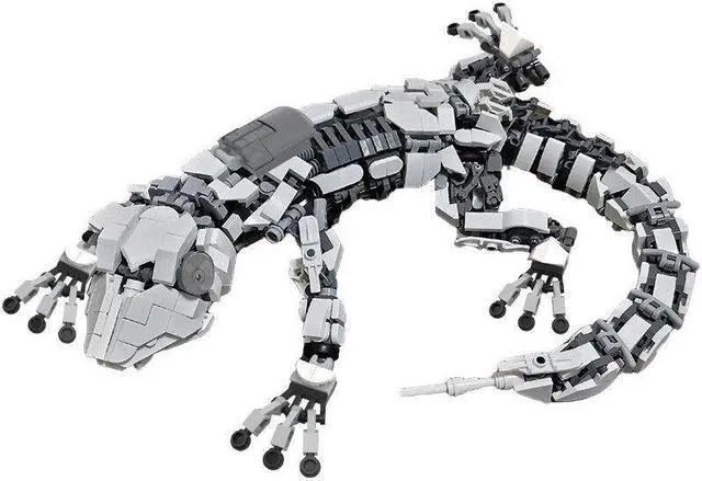 Main image of ZITIANYOUBUILD Mechanical Gecko Mech Machine Monster Model 658 Pieces for Collection MOC
