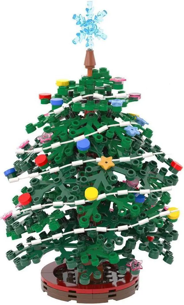 Alt view image 5 of 5 - ZITIANYOUBUILD Mini Christmas Tree Model Building Toys Set 182 Pieces for Kids MOC