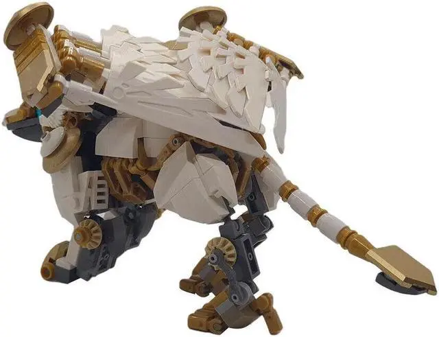 Alt view image 5 of 7 - ZITIANYOUBUILD Legendary Creature Mecha Robot from Strategy Game 452 Pieces Toys MOC