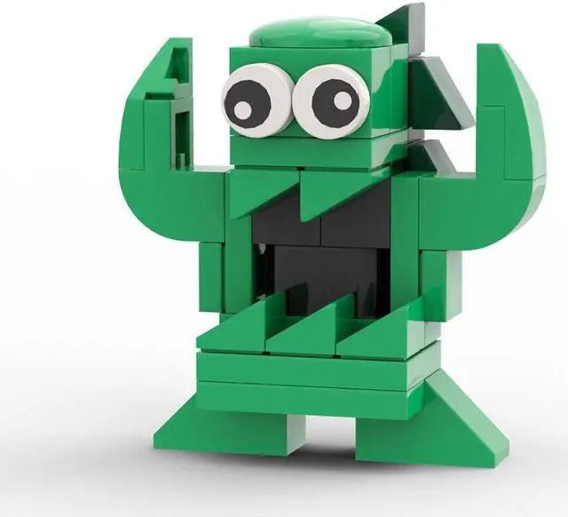 Alt view image 5 of 7 - ZITIANYOUBUILD 6-in-1 Monsters Collection with Pink Pig, Purple Snake 363 Pieces MOC