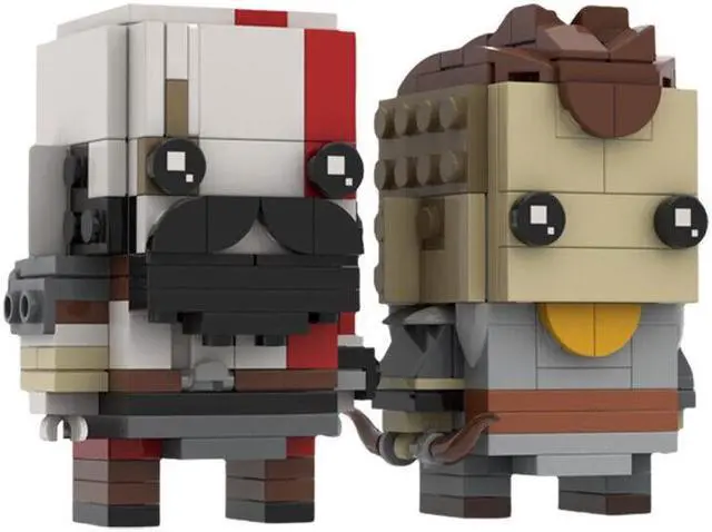 Main image of ZITIANYOUBUILD 2-in-1 Kratos + Atreus Mythological Character from Movie 269 Pieces MOC