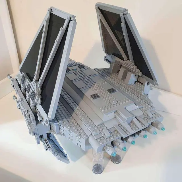 Alt view image 3 of 6 - ZITIANYOUBUILD TIE/es Assault Ship Echelon Transport Model 2435 Pieces Building Set MOC